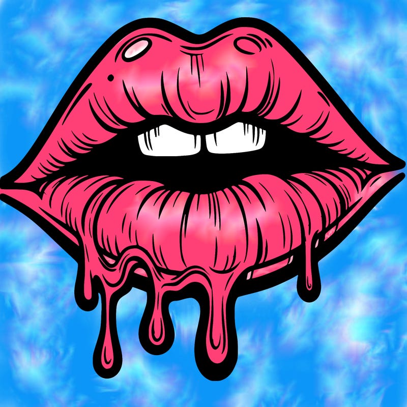 lips that look realistic and drip