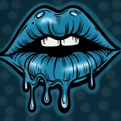 lips that look realistic and drip