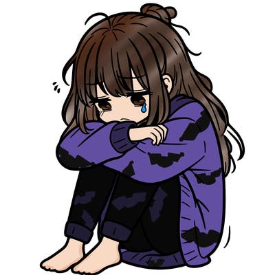depressed girl