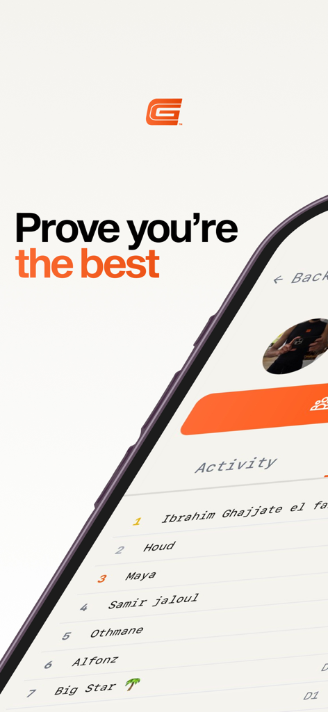 66 Challenge - Pantalla de la aplicación Reto 66 Días que muestra una tabla de clasificación social con el titular Demuestra que eres el mejor