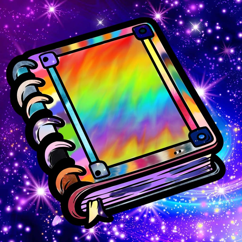 a blank book