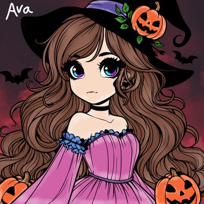realistic girl halloween