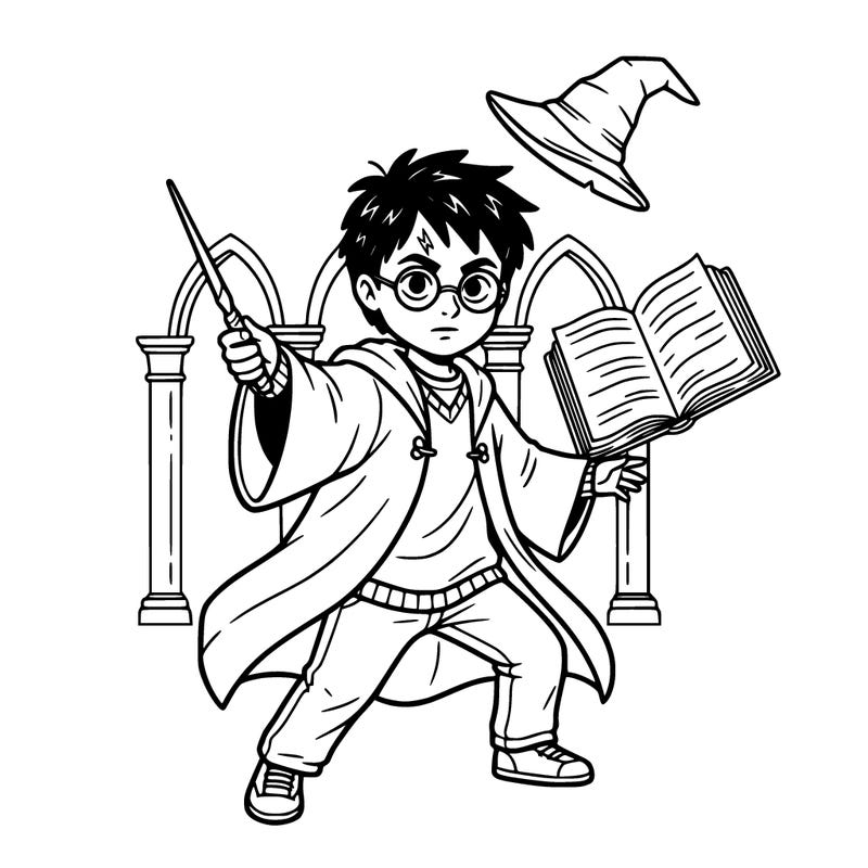 make a realistic harry from harry potter and the philosopher’s stone