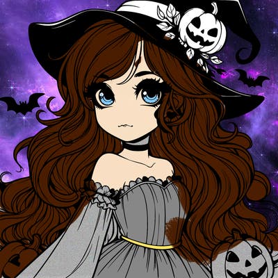 realistic girl halloween