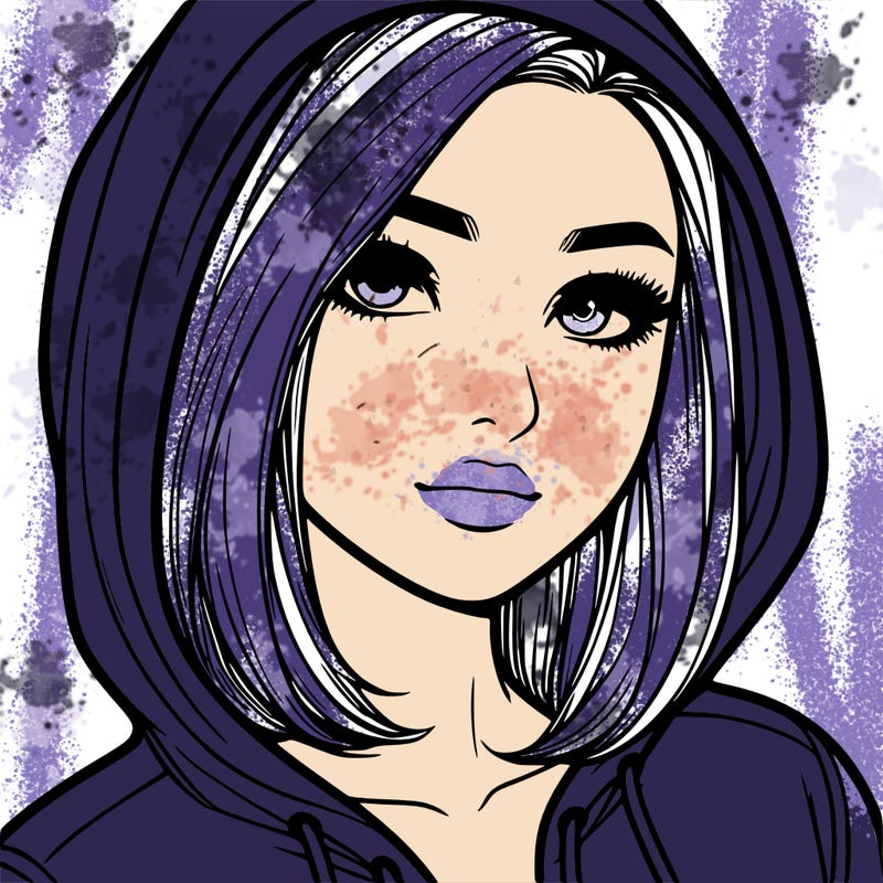 realistic adult girl with hoodie on