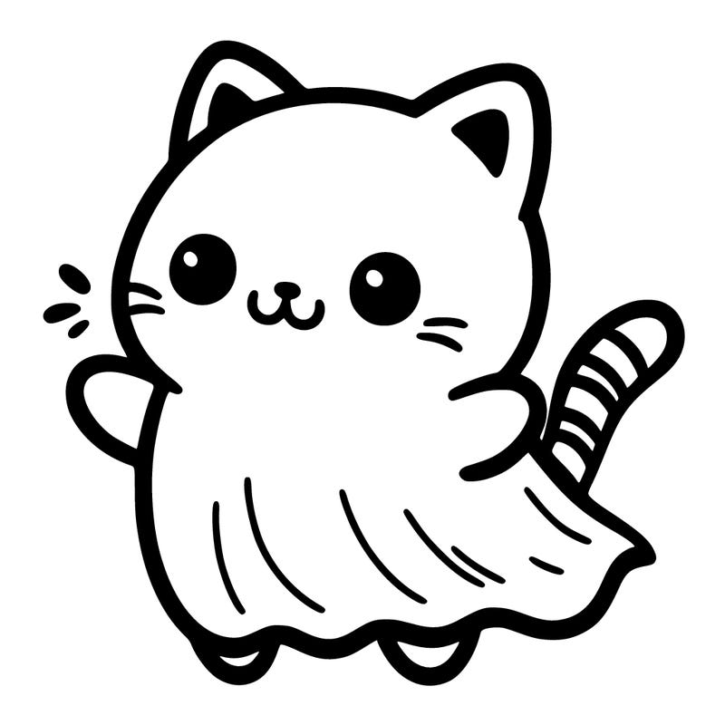 𝒶 𝒸𝓊𝓉𝑒 𝒸𝒶𝓉 ghost