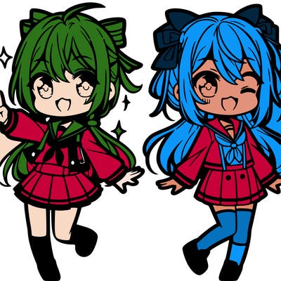 cute easy anime characters