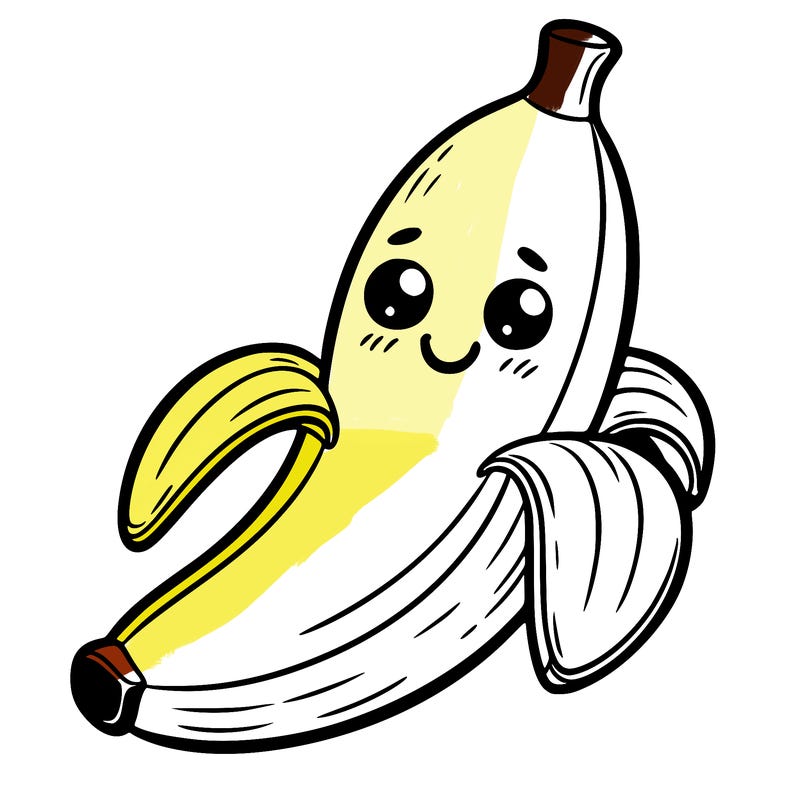 banana with a smile