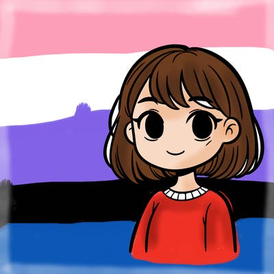 girl with short hair