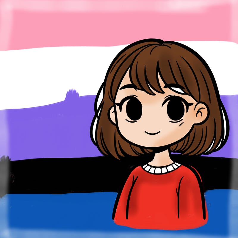 girl with short hair