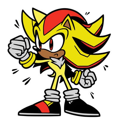 super super shadow shadow hedgehog