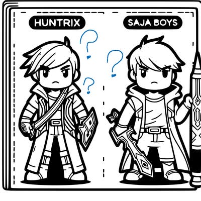 huntrix and saja boys