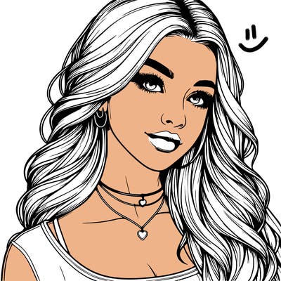 detailed realistic girl