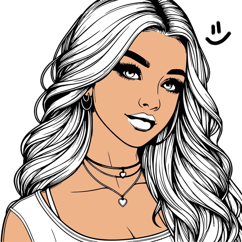 detailed realistic girl