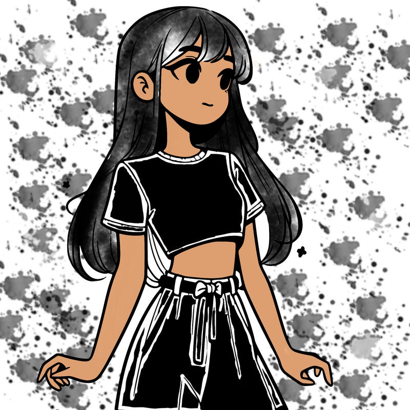 girl in a cute crop top