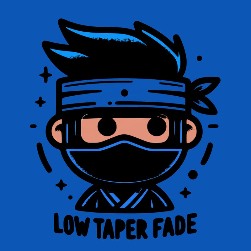 low taper fade ninja
