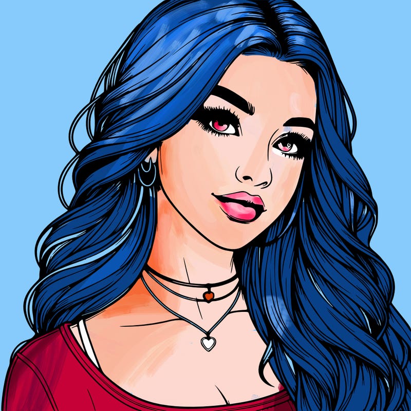 detailed realistic girl