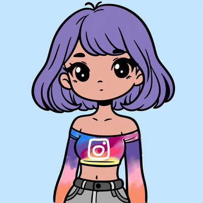 girl in a cute crop top