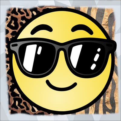 emoji with sunglasses