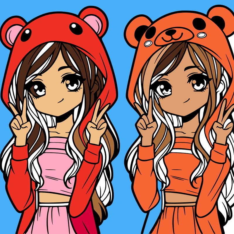 teen girl in animal costume