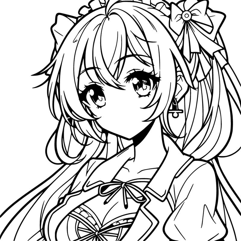 beautiful anime character