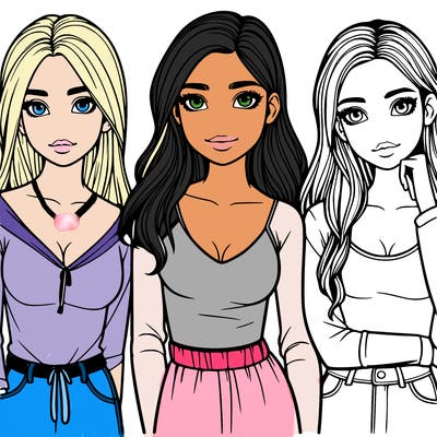realistic girls
