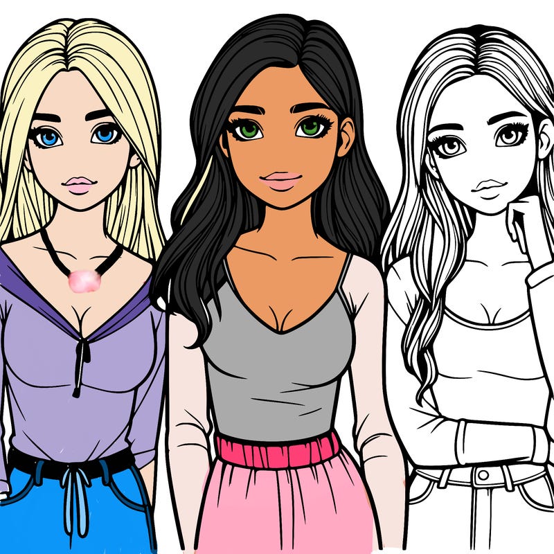 realistic girls