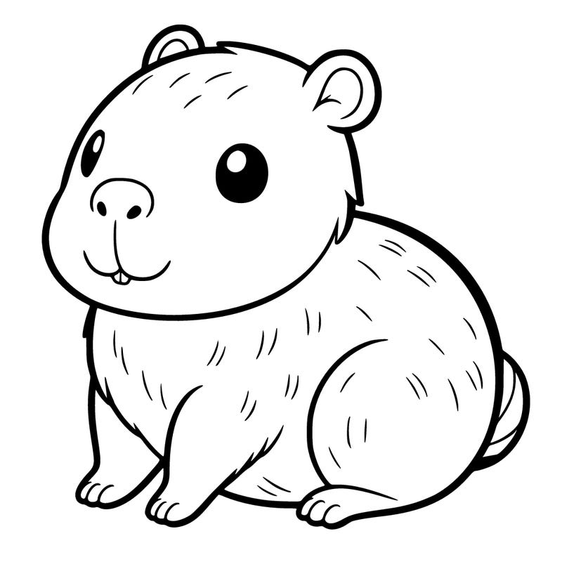 cute capybara