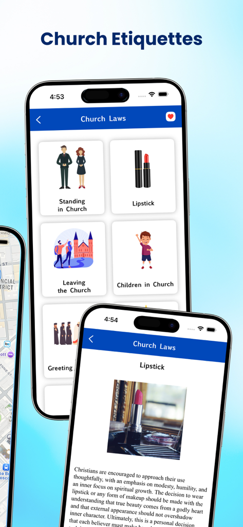 Luganda Holy Bible - Luganda Holy Bible app interface displaying church etiquette and laws.