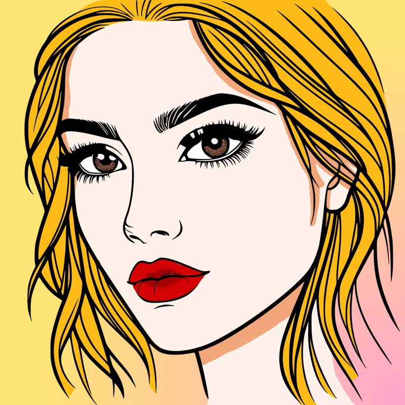 realistic woman’s face