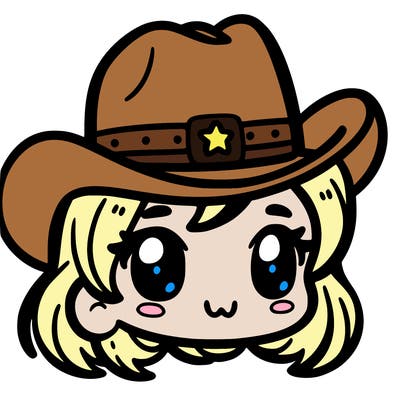 cow girl hat