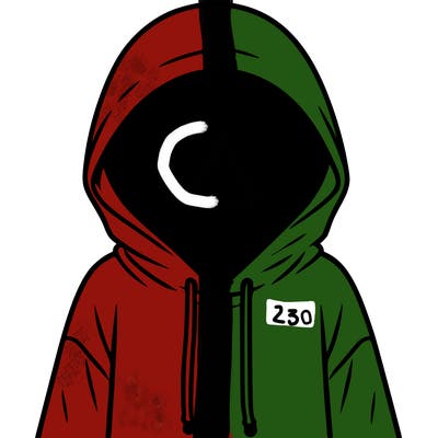 faceless girl in hoodie