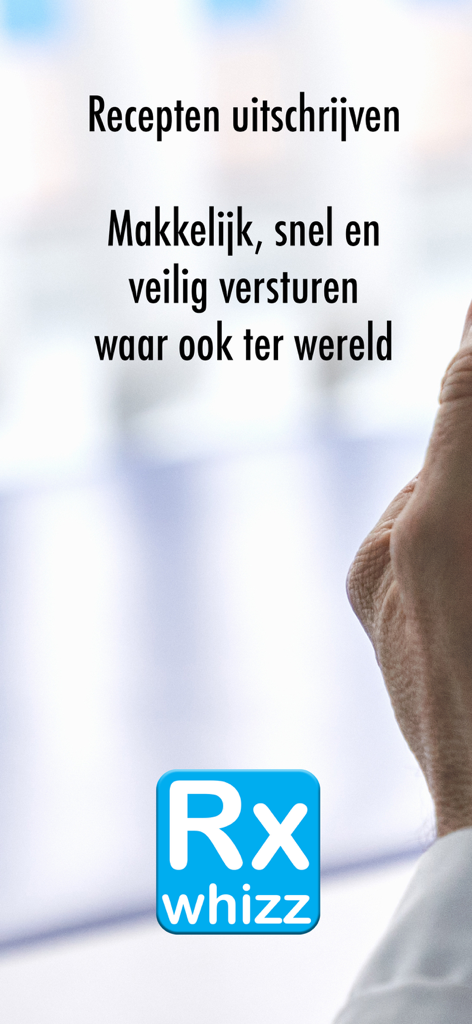 Rx whizz - Rx Whizz app logo and text for digital prescription writing