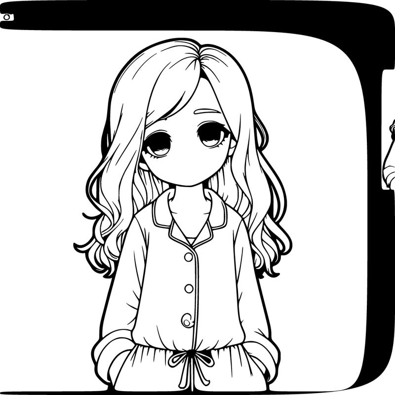 realistic gurl in pjs