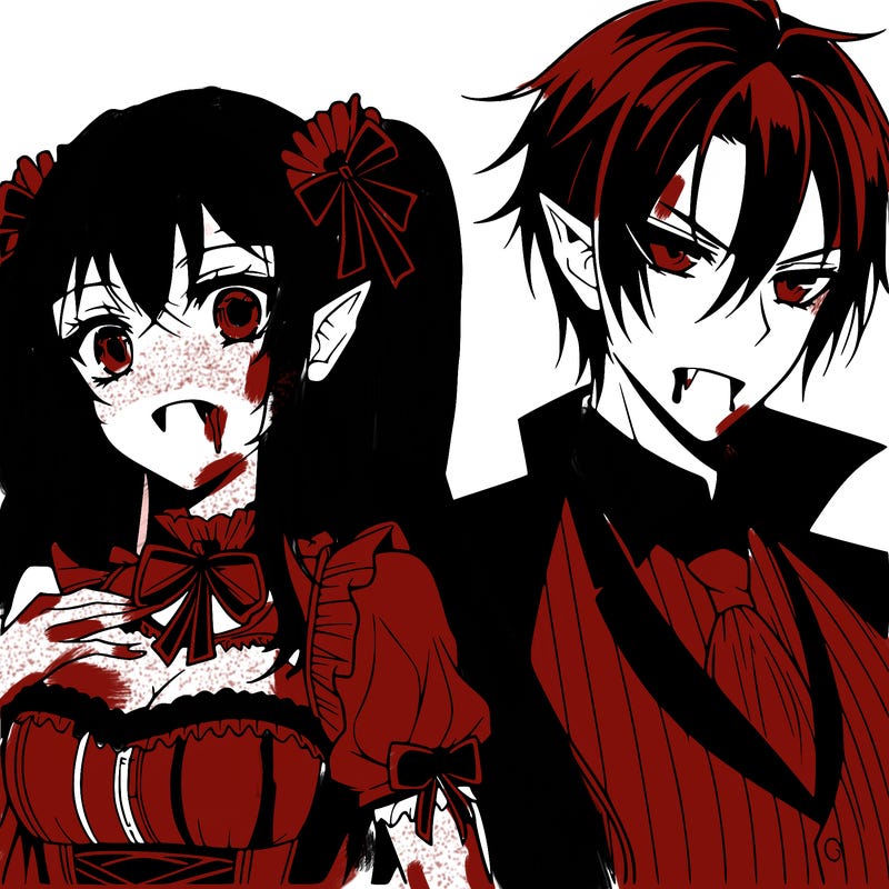 anime vampire couple