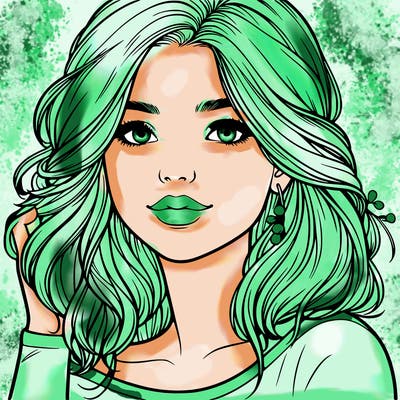 realistic beautiful girl