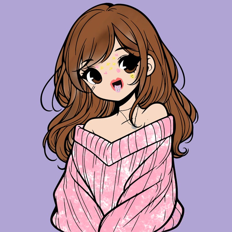 shy pretty girl wearing a sweater that is falling off one shoulder portrait