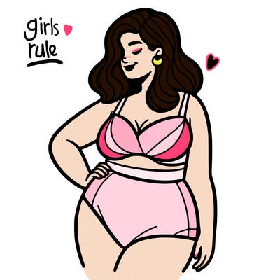 plus size woman bathing suit
