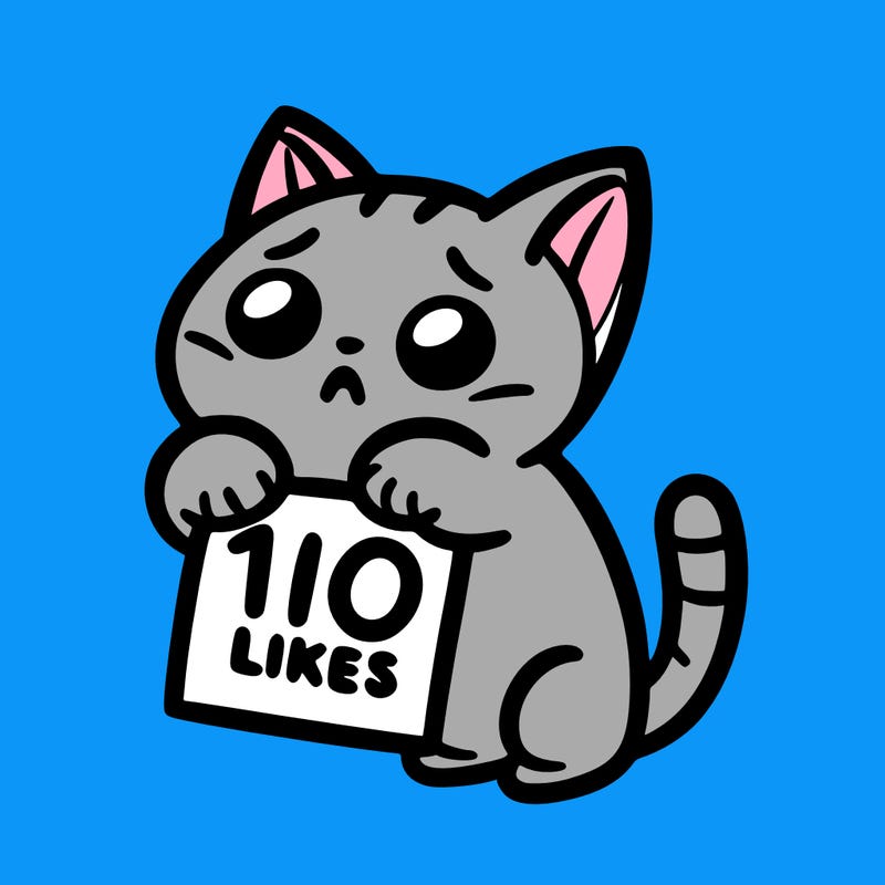 a cat begging for 10 likes
