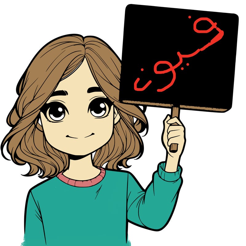 realistic girl holding up a sign