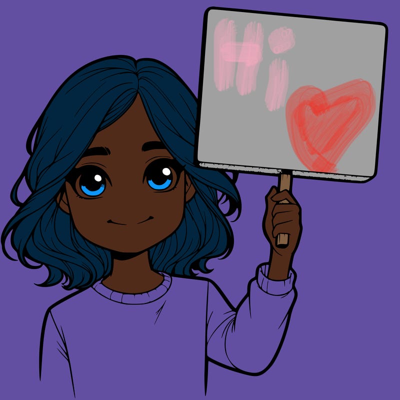 realistic girl holding up a sign