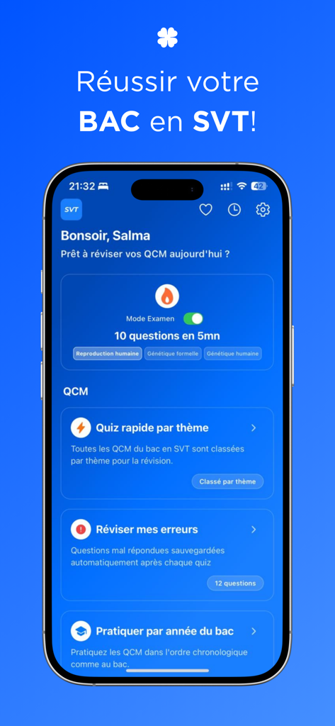 SVT APP: Préparation Bac