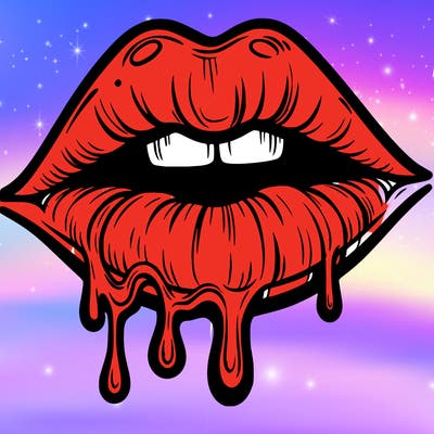 lips that look realistic and drip