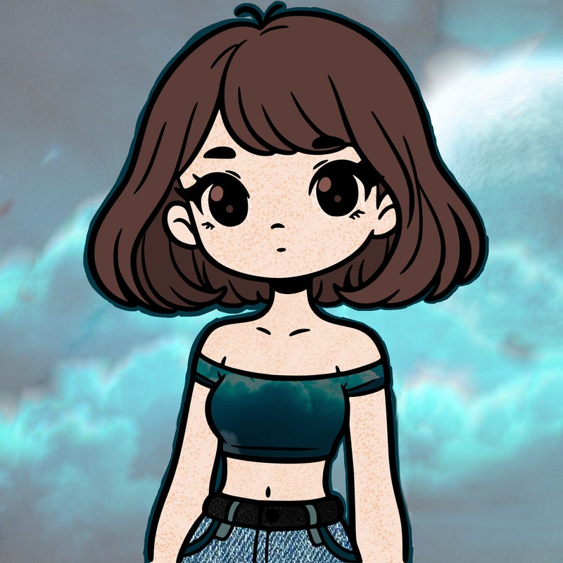 girl in a cute crop top