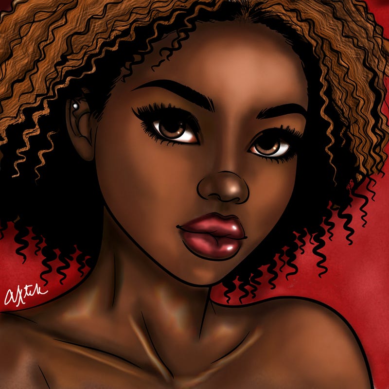 realistic black girl