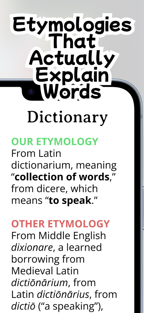 Lomar English Dictionary - Comparação entre etimologias de palavras simples e complexas no Dicionário Lomar de Inglês