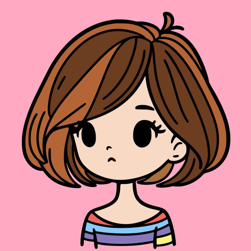 girl with short hair