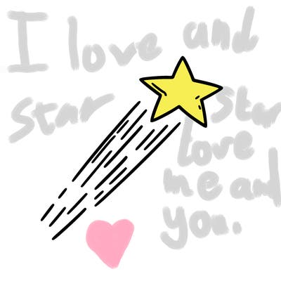 a shooting star in the sky
