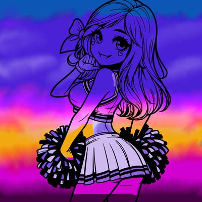 realistic cheerleader