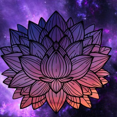 lotus flower mandala